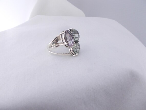 Sterling silver statement ring, big bold sterling… - image 4