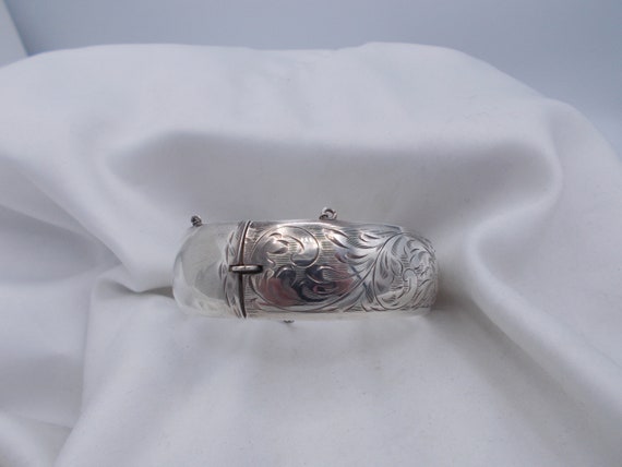 La Reine vintage sterling silver cuff bangle, etc… - image 2