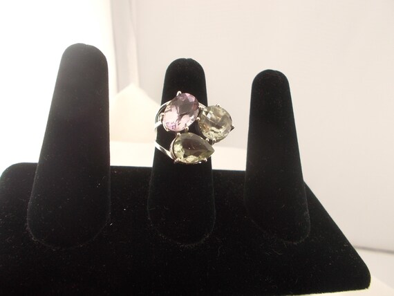 Sterling silver statement ring, big bold sterling… - image 3