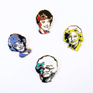 Enamel Pin, Golden Girls, Blanche, Dorothy, Rose, Sophia, Collector's Edition, Trading Pin, Hard Enamel, 80s Memorabilia image 8