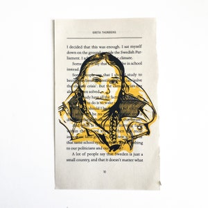Alexandria Ocasio-Cortez, Frida Kahlo, Greta Thunberg, Malala Yousafzai, Ruth Bader Ginsberg, Stacey Abrams, Fanart, Women Art print, decor image 3
