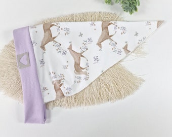 Headscarf horse lilac, hairband, girls headscarf white, bandana, sun hat