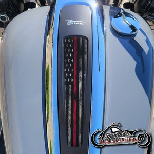 Harley Davidson Custom Made Dash Insert for 2021-2023 Street Glide & Road Glide Special/ST - Thin Red Line Distressed Flag