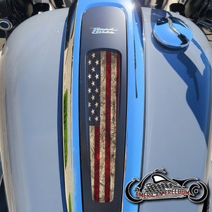 Harley Davidson Custom Made Dash Insert for 2021-2023 Street Glide & Road Glide Special/ST - Distressed US Flag