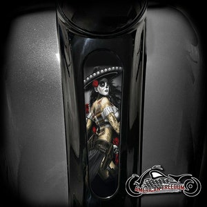 Harley Davidson Custom Made 8 Inch Dash Insert for Street Glide & Road Glide - Bandita