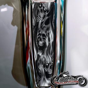 Harley Davidson Custom Made Dash Insert for 2024+ Street Glide & Road Glide Standard - No Evil Skulls