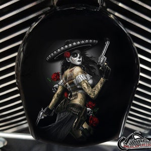 Fits Harley Davidson Custom Made COWBELL HORN COVER- for Big Twin, Twin Cam, Milwaukee Eight, Sportster....Bandita