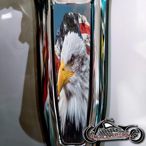 Harley Davidson Custom Made Dash Insert for 2024+ Street Glide & Road Glide Standard - US Mountain Eagle
