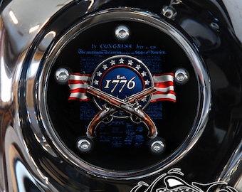 Harley Davidson Custom Made Timing / Points Cover - For all Big Twin, Twin Cam, Milwaukee 8 & Sportster Models -1776