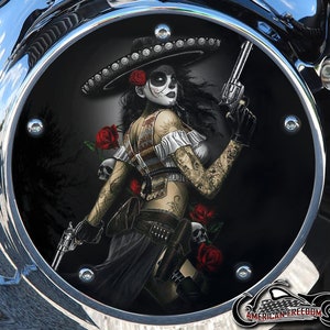 Harley Davidson Custom Made Derby Abdeckung oder Timing Abdeckung (Ihre Wahl) Für alle Big Twin, Twin Cam, Milwaukee 8 & Sportster - Bandita