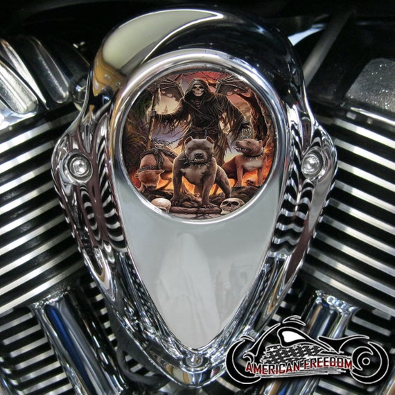 Indian Motorcycles Thunder Stroke Horn Insert Dogs & Reaper 