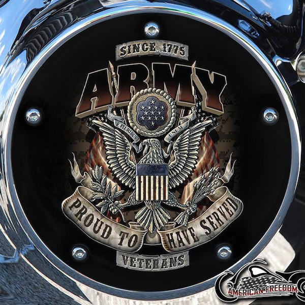 Military Derby Covers Harley Etsy