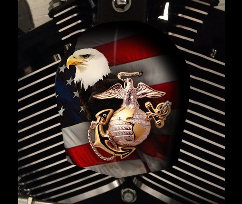 Harley Davidson Custom Made COWBELL HORN COVER for Big Twin Etsy