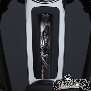 Harley Davidson Custom Made Aluminum Ultra Limited Dash Insert - Reaper Sword
