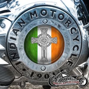 Indian Motorcycles 2014-2020 Thunder Stroke Derby Insert - Irish Cross