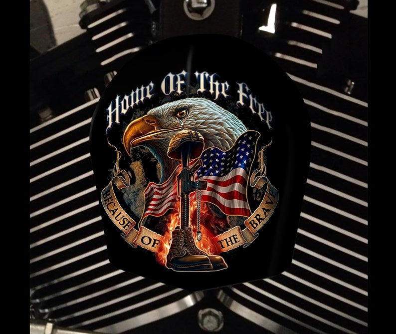 Harley Davidson Custom Made COWBELL HORN COVER for Big Twin Etsy