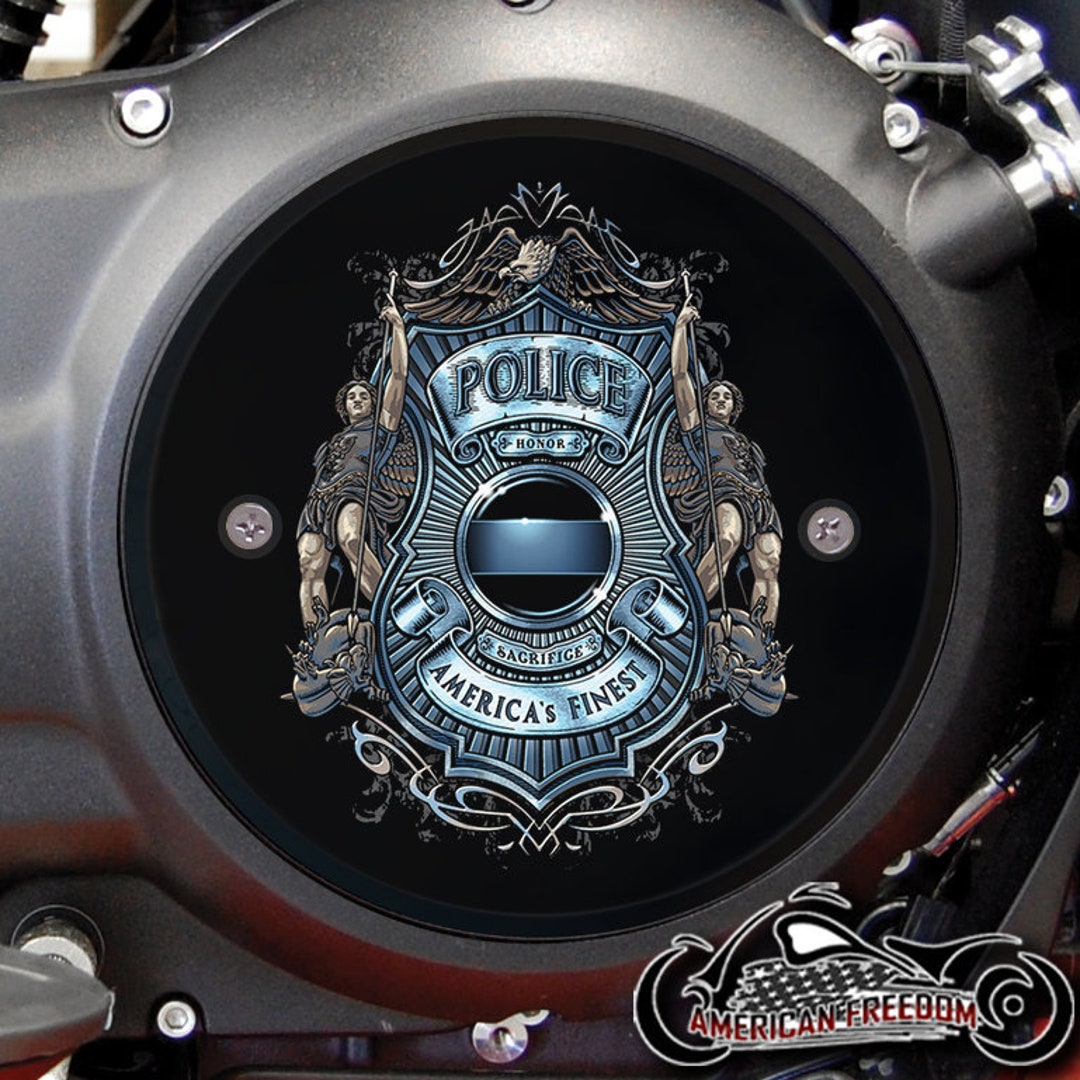 Victory Motorcycles Custom Derby Cover Americas Finest Police Etsy