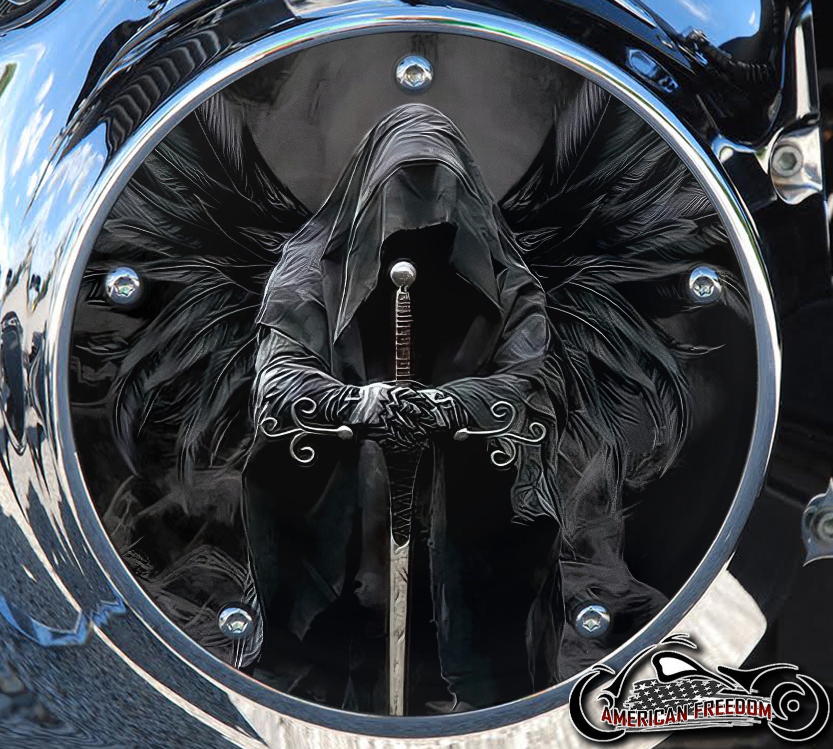 Satin Black Smooth 5-Hole Derby Cover For 1999-2015 Harley Big Twin – CCP-1253