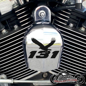 Harley Davidson CHROME Custom Made Horn Cover - 131 Eagle