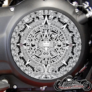 Victory Motorcycles Custom Derby Cover - Aztec Calendar