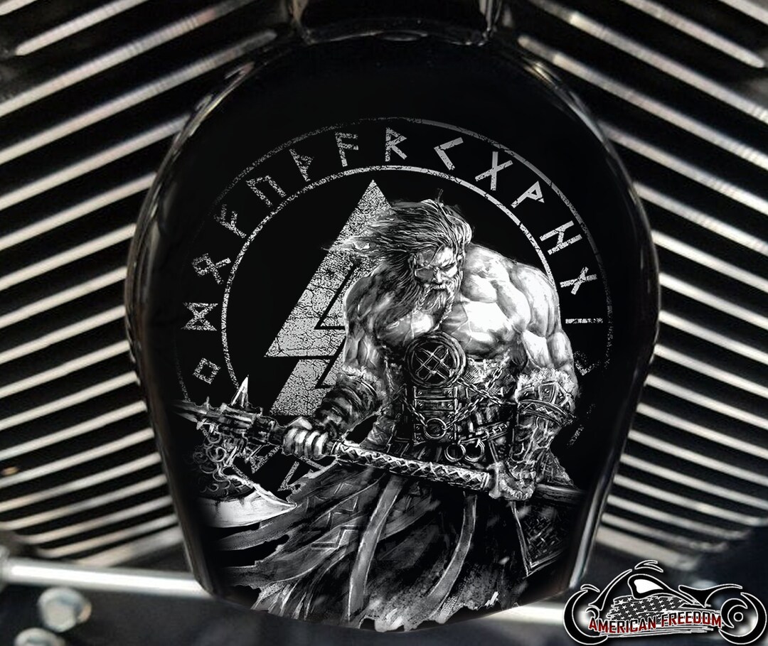 Harley Davidson Custom Made COWBELL HORN COVER- for Big Twin, Twin