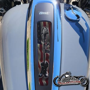 Harley Davidson Custom Made Dash Insert for 2021-2023 Street Glide & Road Glide Special/ST - Fallen Soldier Flag