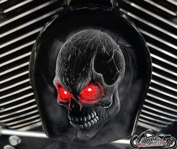 Harley Davidson Custom Made COWBELL HORN COVER- for Big Twin, Twin