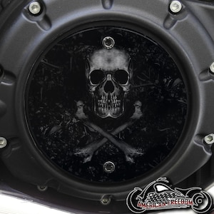 Indian Motorcycles 2015-2024 Scout Custom Derby Cover - Crossbones