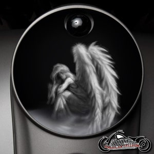 Harley Davidson Custom Made Fuel Console Door 2008+ Ultra, Street Glide, Road Glide, Electra, CVO, Tri glide,  angel