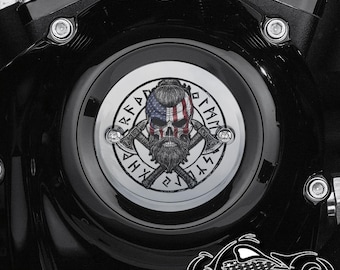 Harley-Davidson 48 スカルロゴカバー スポーツスター スカル マスター