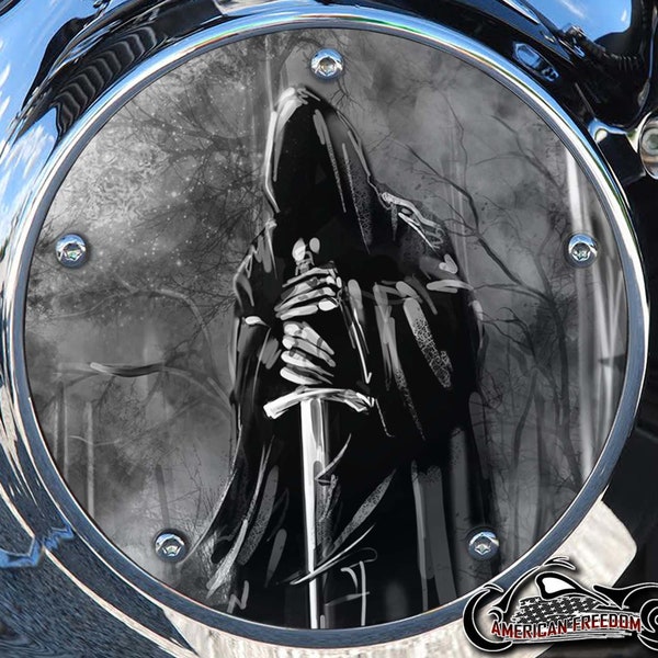Harley Davidson Custom Made Derby Cover or Timing cover (Your choice) For all Big Twin, Twin Cam, Milwaukee 8 & Sportster - Reaper Sword