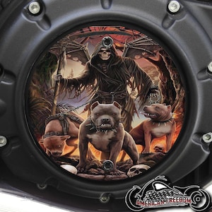 Indian Motorcycles 2015-2024 Scout Custom Derby Cover - Pitbull Reaper