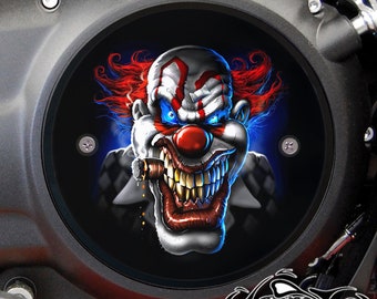 Cubierta Derby personalizada de Victory Motorcycles - Cigar Clown