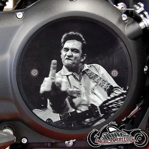 Victory Motorcycles Custom Derby Cover - J Cash Finger