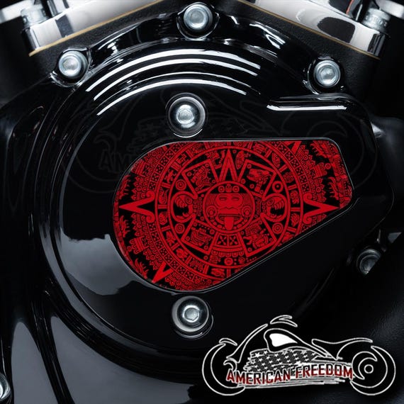 thumbnail interactive-video image 1 of Skull Edge Cut Derby & Timing Cover Set For Harley Touring Softail Dyna – Black Aluminum 1 of 4