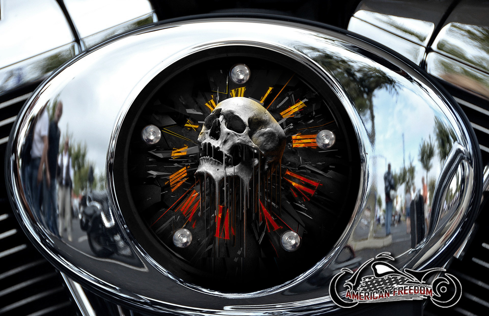 Harley Davidson Custom Made V Twin Cam Air Cleaner Insert