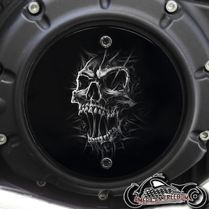 Indian Motorcycles 2015-2024 Scout Custom Derby Cover - Webbed Skull