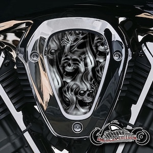 Indian Challenger Pursuit PowerPlus Aluminium V-Cover-Einsätze - sprich keine bösen Schädel