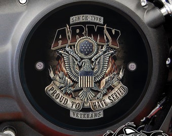 Cubierta Derby personalizada de Victory Motorcycles - Ejército