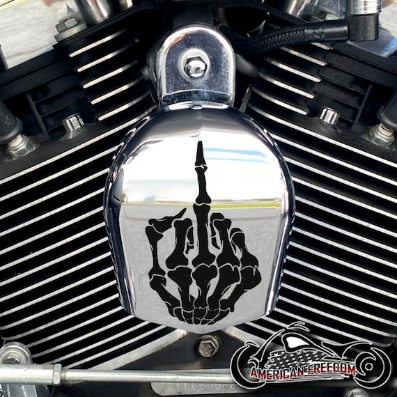 Harley davidson chrome hotsell waterfall horn cover