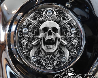 custom harley points cover