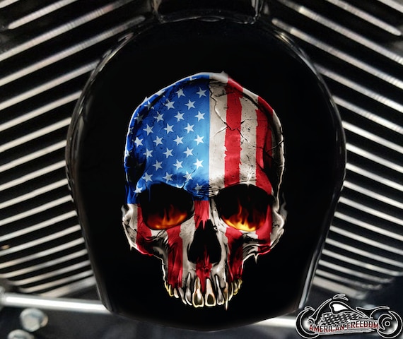 Harley Davidson Custom Made COWBELL HORN COVER- for Big Twin, Twin