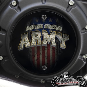 Indian Motorcycles 2015-2024 Scout Custom Derby Cover - Army Flag