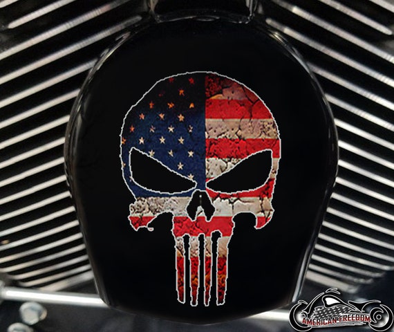 Chrome Dome Motorcycle Products Chrome American Bald Eagle Horn Cover - EAG-C2 for Select Harley-Davidson Motorcycles - Dennis Kirk