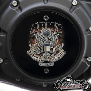 Indian Motorcycles 2015-2024 Scout Custom Derby Cover - Proud Army