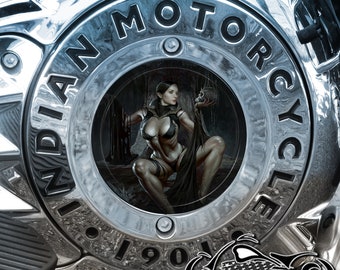 Indian Motorcycles 2014-2020 Thunder Stroke Derby Insert - Demon Woman