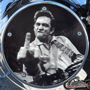 Harley Davidson Custom Made Derby Cover or Timing cover (Your choice) Big Twin, Twin Cam, Milwaukee 8 & Sportster Johnny Cash