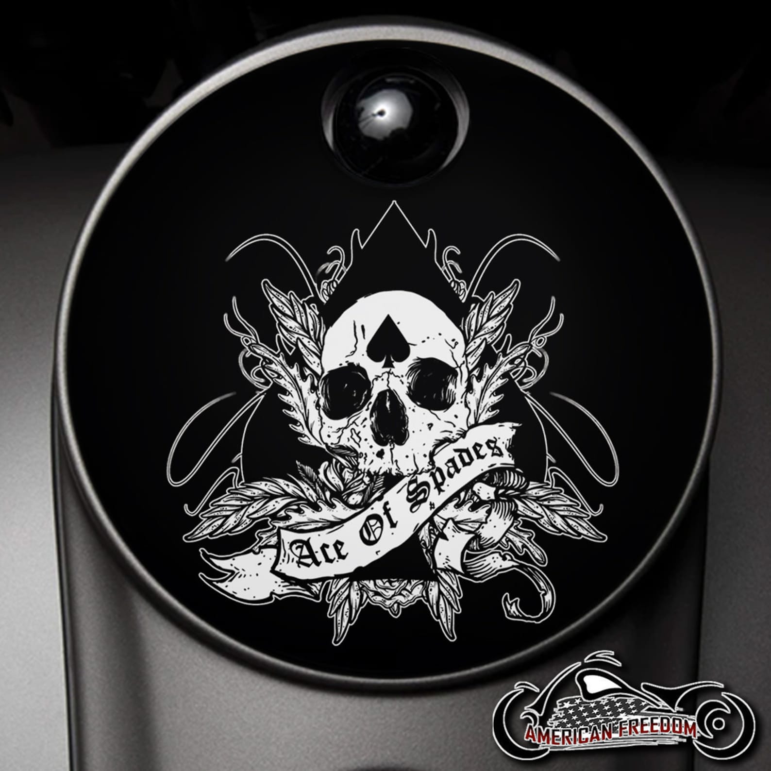 custom harley davidson fuel door