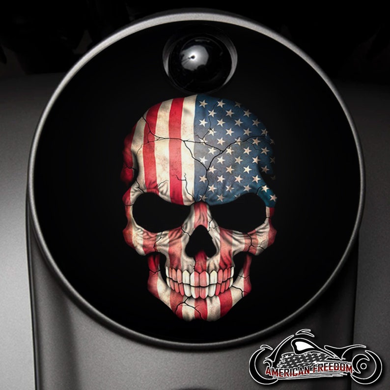 custom harley davidson fuel door