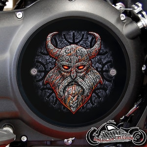 Victory Motorcycles Custom Derby Cover - Dark Angel Reaper